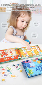 Montessori Baby Busy book My First Quiet Book Paste Early Learning Education Toy Children Toy Matching Game for Babies