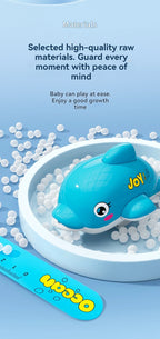 New Turtle or dolphin shaped bracelet water gun, parent-child interaction pressure water jet toy, bath, beach and pool toys