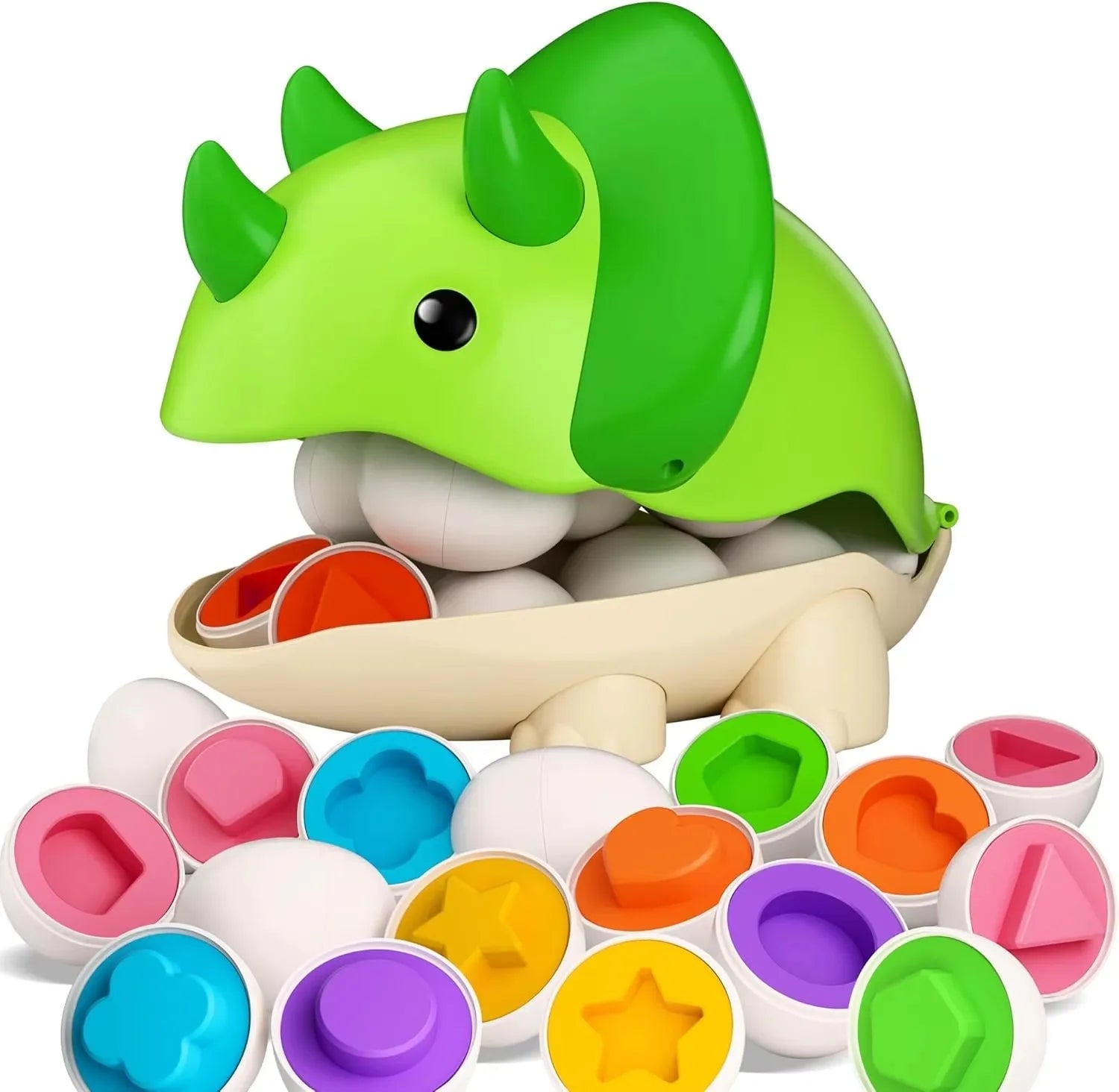 Montessori Smart Egg Matching Puzzle Toy for Toddlers | Color & Shape Sorting Educational Game