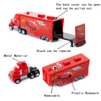 Cars 2 3 Toys Lightning McQueen Jackson Storm Mack Uncle Truck 1:55 Diecast Model Car Toy Children Birthday Gift