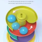 Montessori-style baby toy rolling ball, infant and toddler fun, parent-child interactive puzzle stacking early education toys